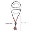 Ancient Ceramic Beads Sweater Chain Tassel Pendant Long Necklace Jewelry Gift