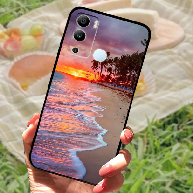 Чехол для Infinix Hot 12i 12 i X665B Силиконовый Мягкий ТПУ Чехол для Телефона Для Infinix Hot 12 Pro X668C Чехлы Hot12 X6817 Бампер Fundas