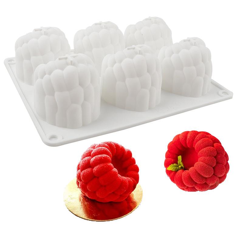 Silicone Fruit Series Mold Non Stick Surface Perfect For Baking Mousse Jelly Chocolate Diy Dessert Making
