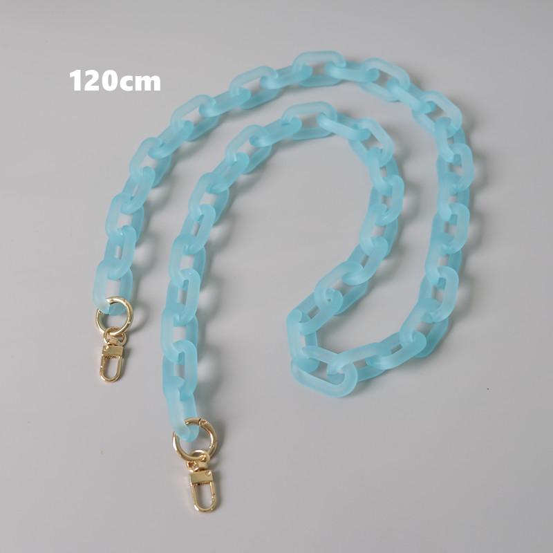 Новая модная женская сумка, аксессуар, съемные детали, сменная цепочка, милый матовый ремешок, женская акриловая цепочка на плечо с ручкой