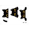 Cartoon Black Cat Switch Sticker Removable Self-adhesive Waterproof PVC Living Room Bathroom Light Switch Wall Socket Outlet Decoration Decal