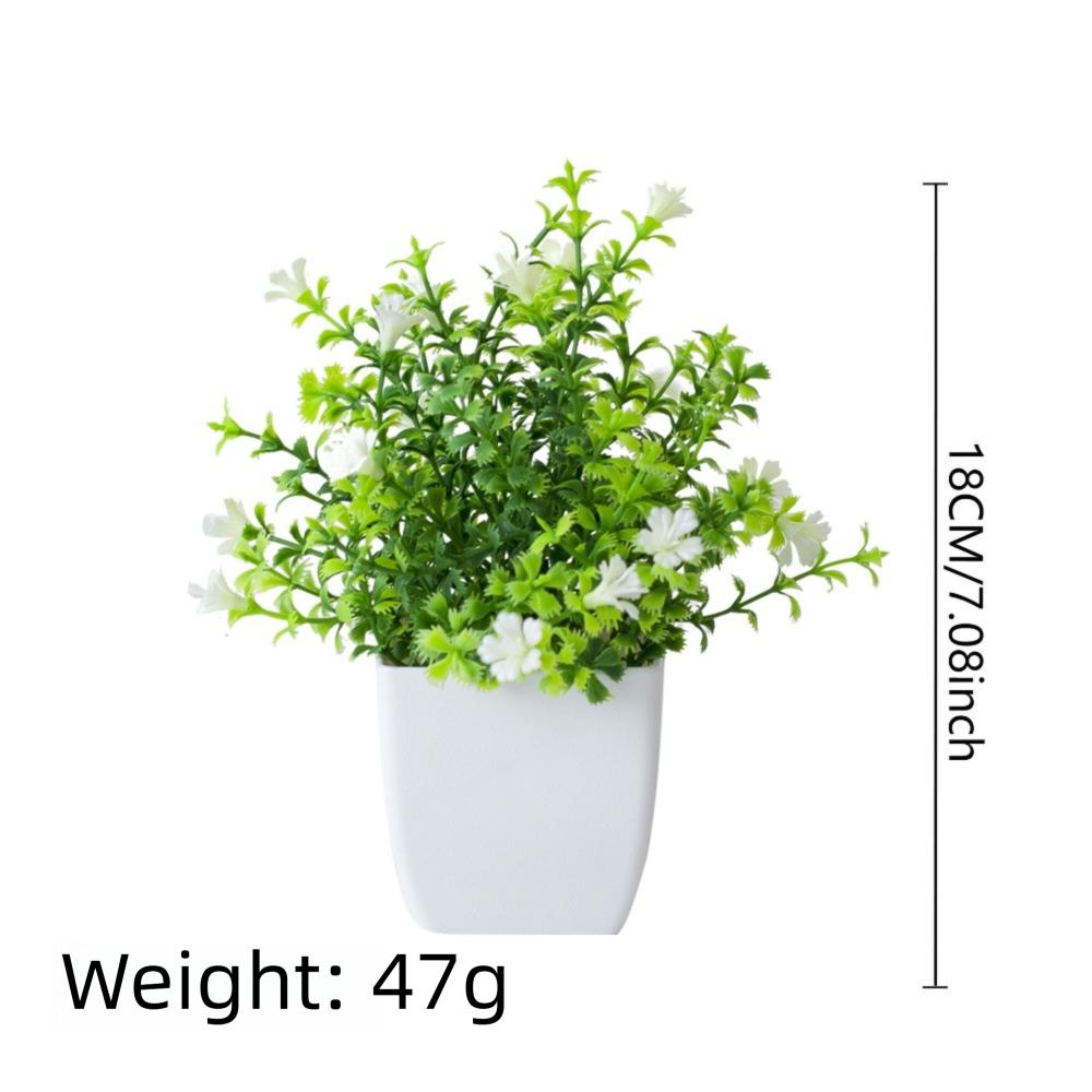 Fake Potted Flowers False Plants Simulated Tree Pot Plants Artificial Flower  Home Garden Decor