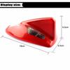 Solar Power Shark Fin Anti-rear-end Warning Lamp LED Decoration Strobe Lamp Gray