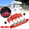 M8 M10 4 Ways Wiring Rows Bus Bar Terminal Block, Power Car Block Distribution S6S1