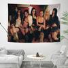 Korea Kpop Band KKatseye Hanging Bohemian Tapestry Bohemian Wall Tapestries Mandala Kawaii Room Decor