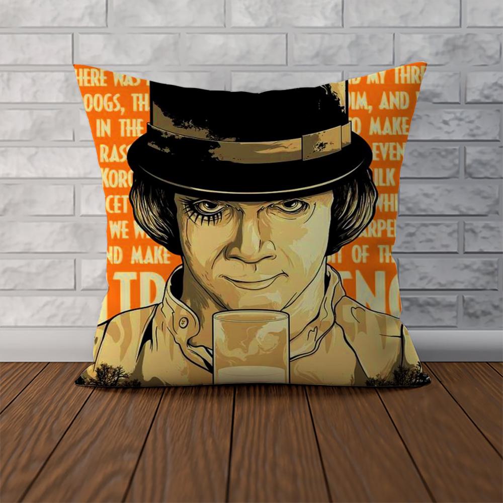 Movie A CClockwork Orange Pillow Case For Car Sofa Decorative Home Doublesided Print Plush Square Throw Pillow Cushion Cover