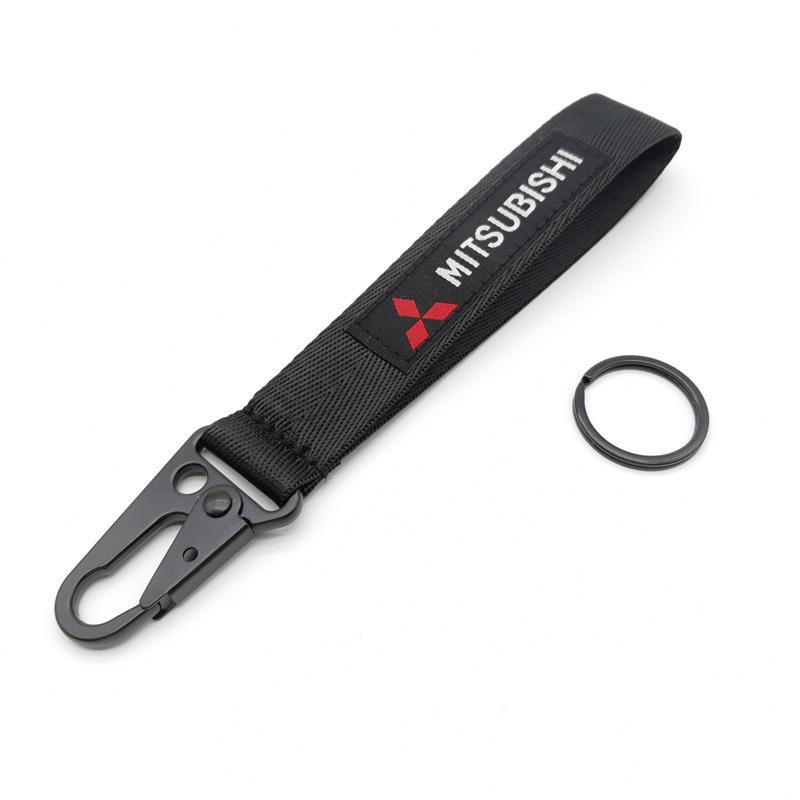 jbvr8 for Mitsubishi Car Keychain Lanyard Hanging Strap with Metal key Ring Lancer Asx Outlander PAJERO L200 Atuko Jinxuan ASX Yige