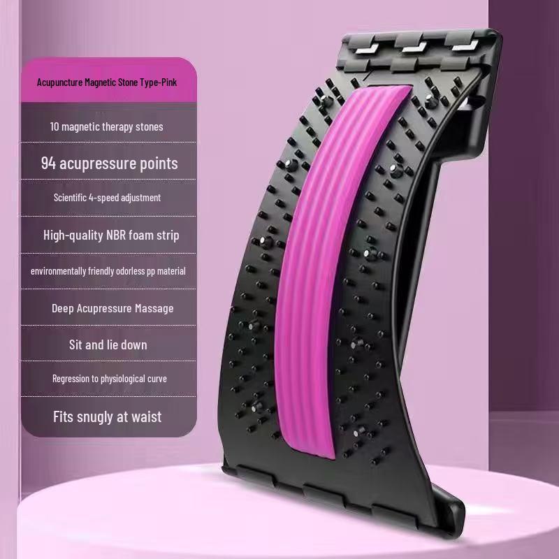 Поясничный успокоитель: Подушка для вытяжения и облегчения боли в спине с массажем и растяжкой