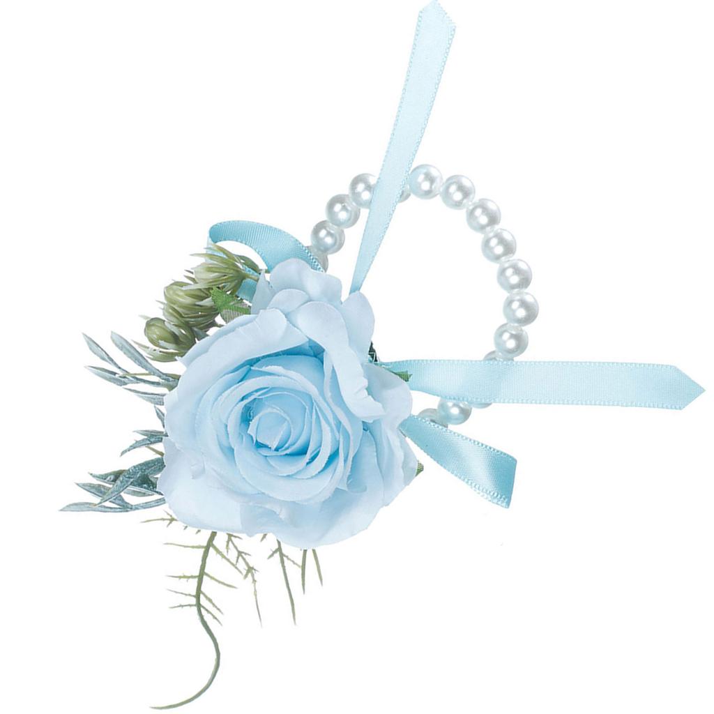 Элегантный цветочный жемчужный браслет на запястье, украшение для запястья, орнамент для подружек невесты, венок для свадебного приема, для фотосъемки