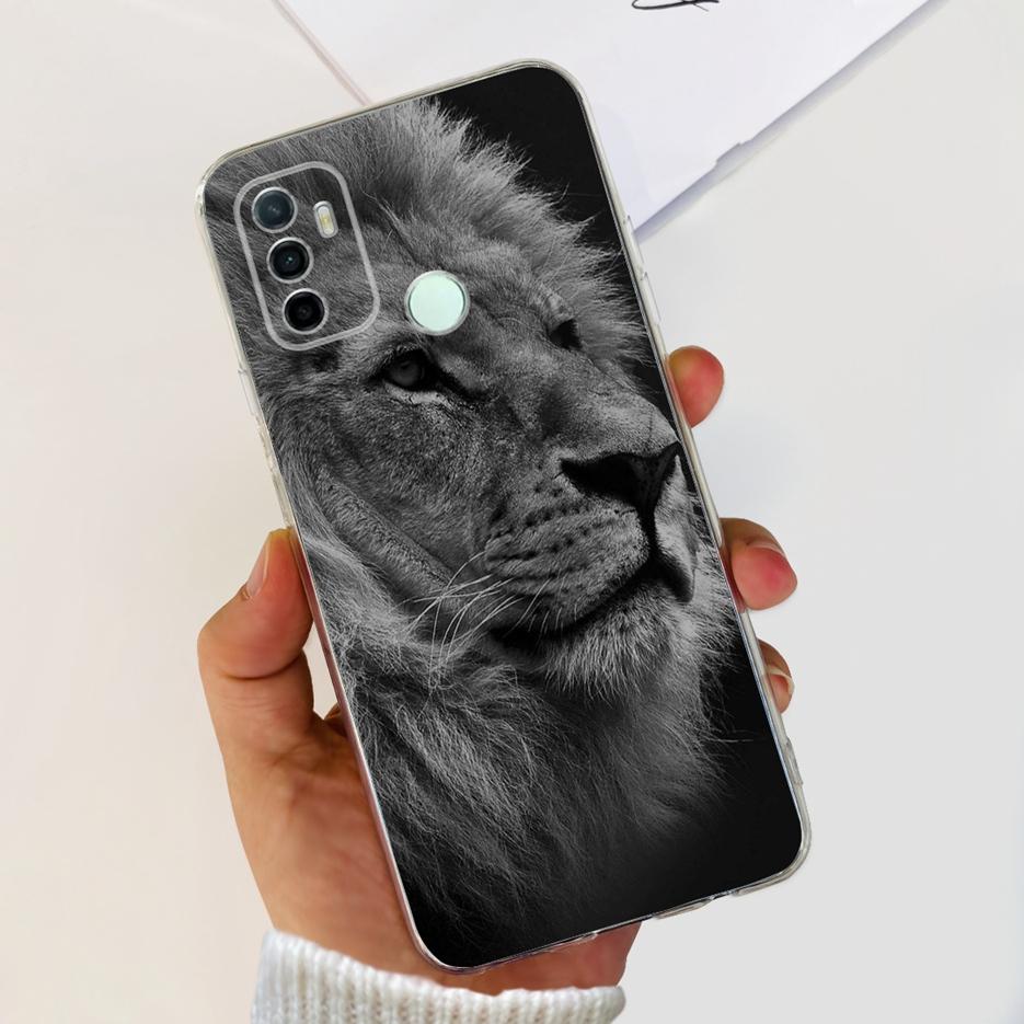 Для Oppo A53 Чехол Oppo A53s CPH2139 Стильный Расписной Чехол Прозрачный Силиконовый Чехол для Телефона Для Oppo A53 A 53 s OppoA53 Мягкие Fundas Capa
