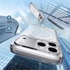 Роскошный магнитный чехол Magsafe для iPhone 17 Pro Max 17Air 17Pro 17 Прозрачный с кнопкой камеры Беспроводная зарядка Чехол
