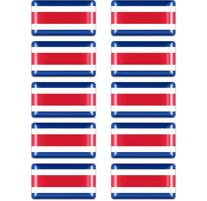 10 шт. Эпоксидные наклейки с флагами Наклейка для украшения салона автомобиля для Объединенных Арабских Эмиратов Таиланда Нидерландов России Бразилии Италии Значок