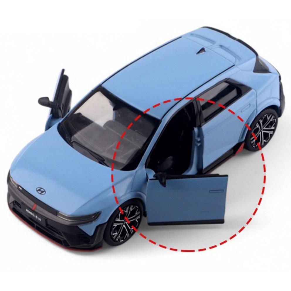 Hyundai IONIQ 5 N Металлическая мини-модель - Синяя версия
