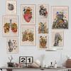 Human Organs Poster Science and Education Wall Painting Retro Art Abstract Canvas Painting Classroom Corridor Decorative Mural