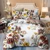 Новое мягкое одеяло/Doona/пододеяльник с цветочным принтом, комплект постельных принадлежностей королевского/королевского размера на День матери