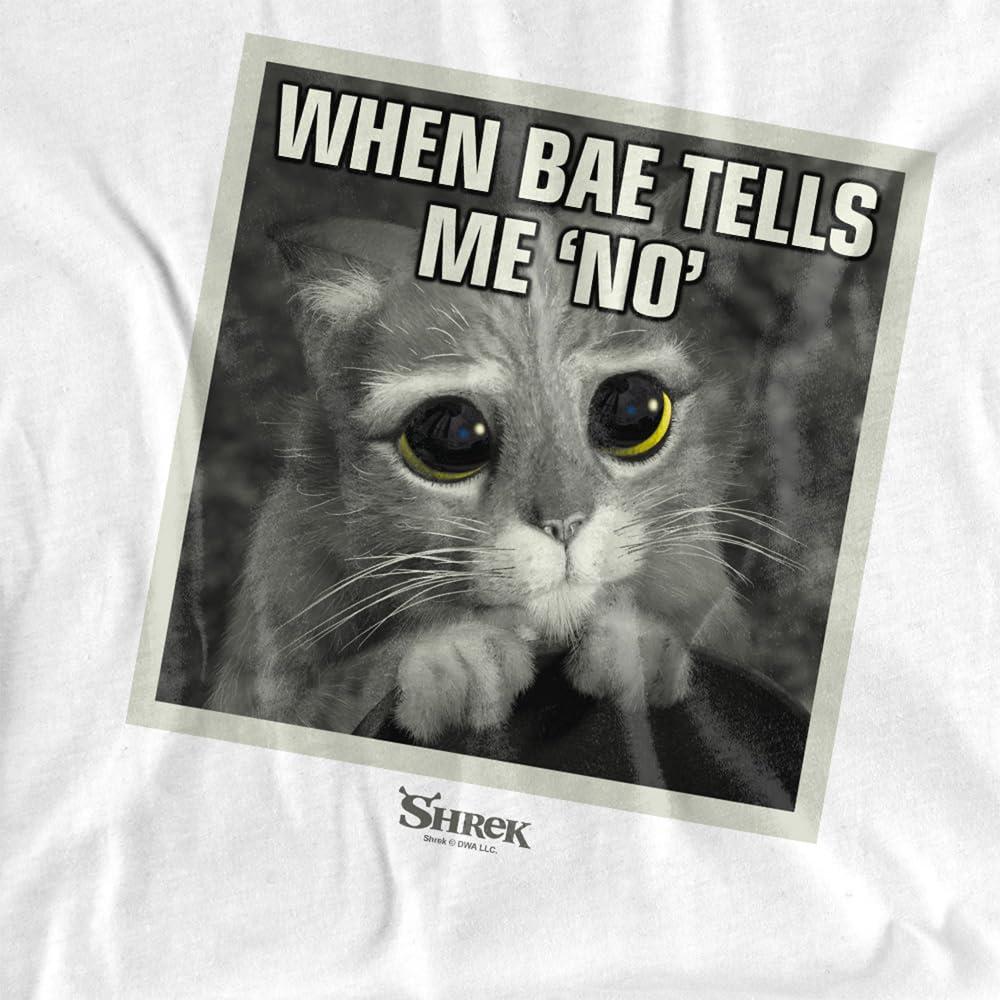 Shrek Mens Insta Puss In Boots Meme T-Shirt
