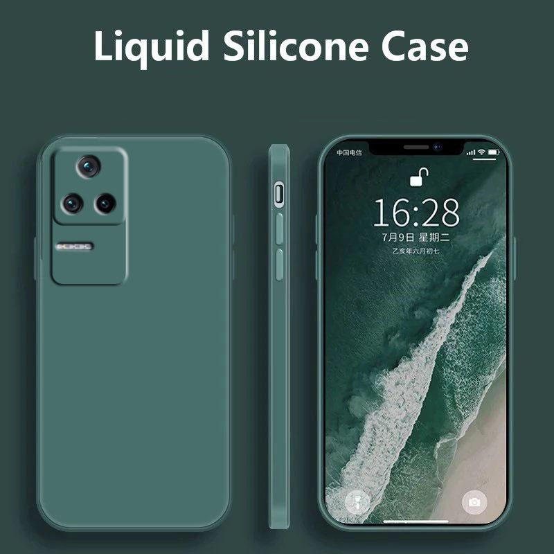 Для Poco F4 Чехол для Xiaomi Poco F4 M4 Pro X4 GT Чехол Coque Мягкий жидкий силиконовый чехол для телефона TPU для Poco F4