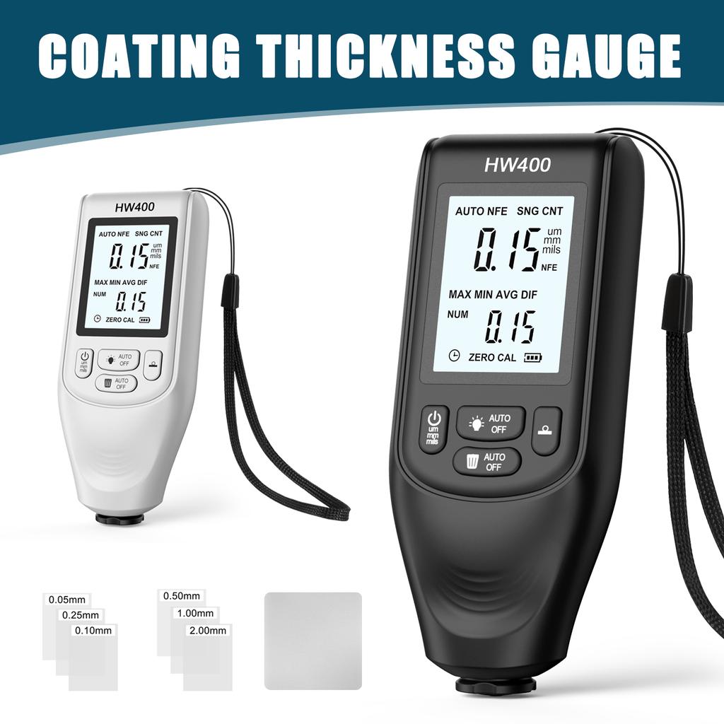 Paint Thickness Gauge Smart Car Paint Testing Meter 0 2000um Measuring Range High precision 1um FE NFE Coating