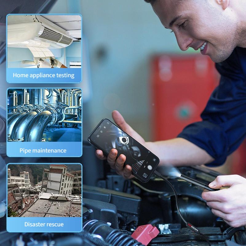 High Definition WiFi Industrial Endoscope Portable 3 In 1 Universal Endoscope Pipeline Detection And Maintenance Equipment