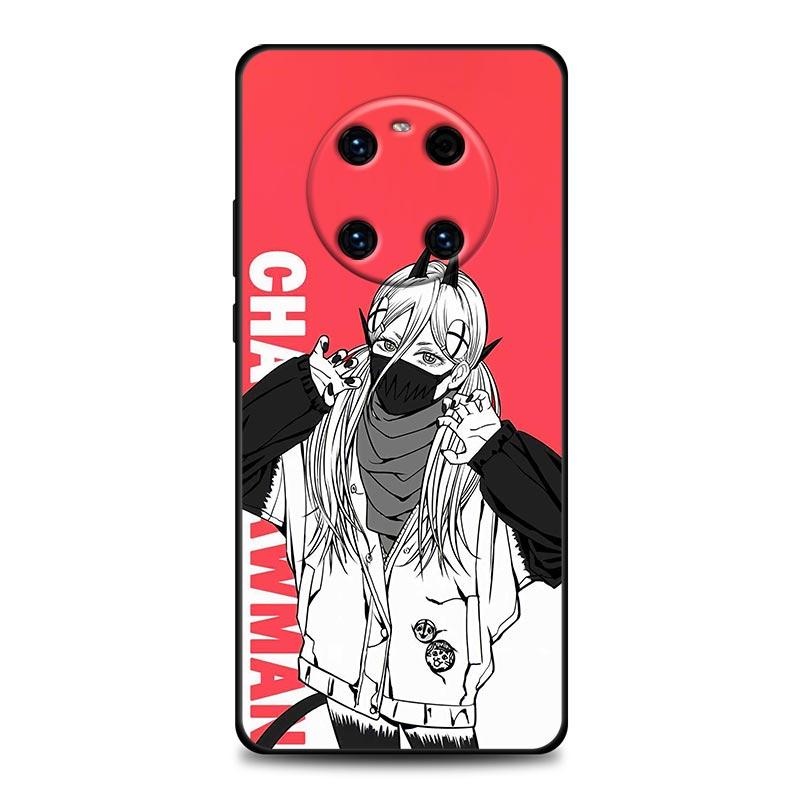 Чехол для телефона ChainSaw Man Girl Anime для Huawei Mate 10 20 40 40Rs Y6 Y7 Y7a Y8s Y8p Y9a Enjoy 20e 2019 Lite Pro Plus черный чехол