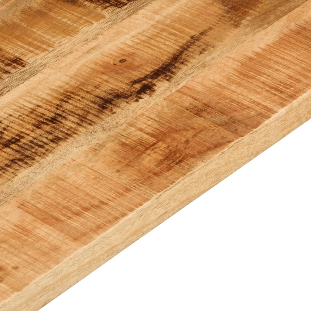 Vidaxl Blat Do Stołu, 100X50X2,5 Cm, Prostokątny, Surowe Drewno Mango