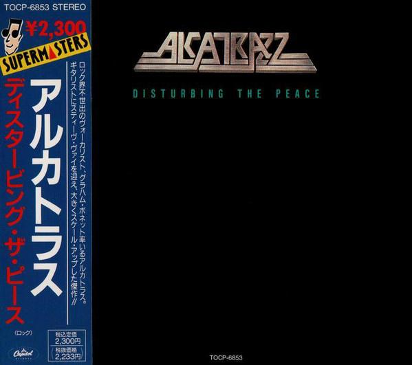 CD ALCATRAZZ - Disturbing The Peace TOCP6853 Capitol Records 1991 Japan Metal Used