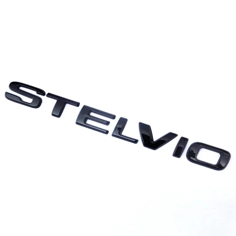 Черный Q4 GIULIA STELVIO буквенная эмблема автомобиля наклейки для Alfa Romeo Giulia Stelvio аксессуары для внешнего украшения