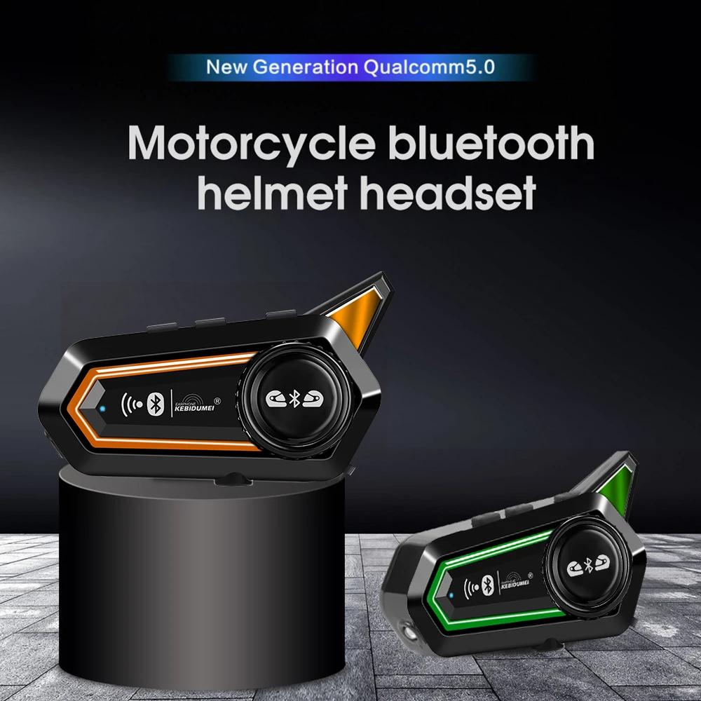 Гарнитура для шлема мотоцикла BT31Pro Bluetooth, водонепроницаемость IPX6, шумоподавление, 2 водителя, 300 м интерком