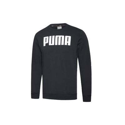 Толстовка с логотипом Crew Neck Мужские топы Черный 855227-01