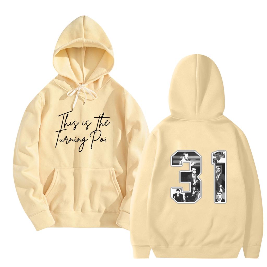 Women's And Men's Fashionable Hooded Long Sleeved Printed Casual Pullover Unisex Sweatshirt Top