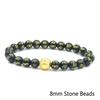 Natural Obsidian Six Character Beads Bracelet Lucky Feng Shui Pi Xiu Pi Yao Bracelet Men Wealthy Amulet Brecelets Women Jewelry