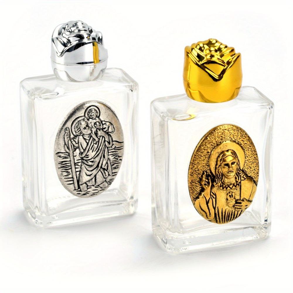 1 шт. Святая вода Священное Сердце Иисус Бутылка Религиозный крест Бутылка христианская скульптура Бутылка Святая вода