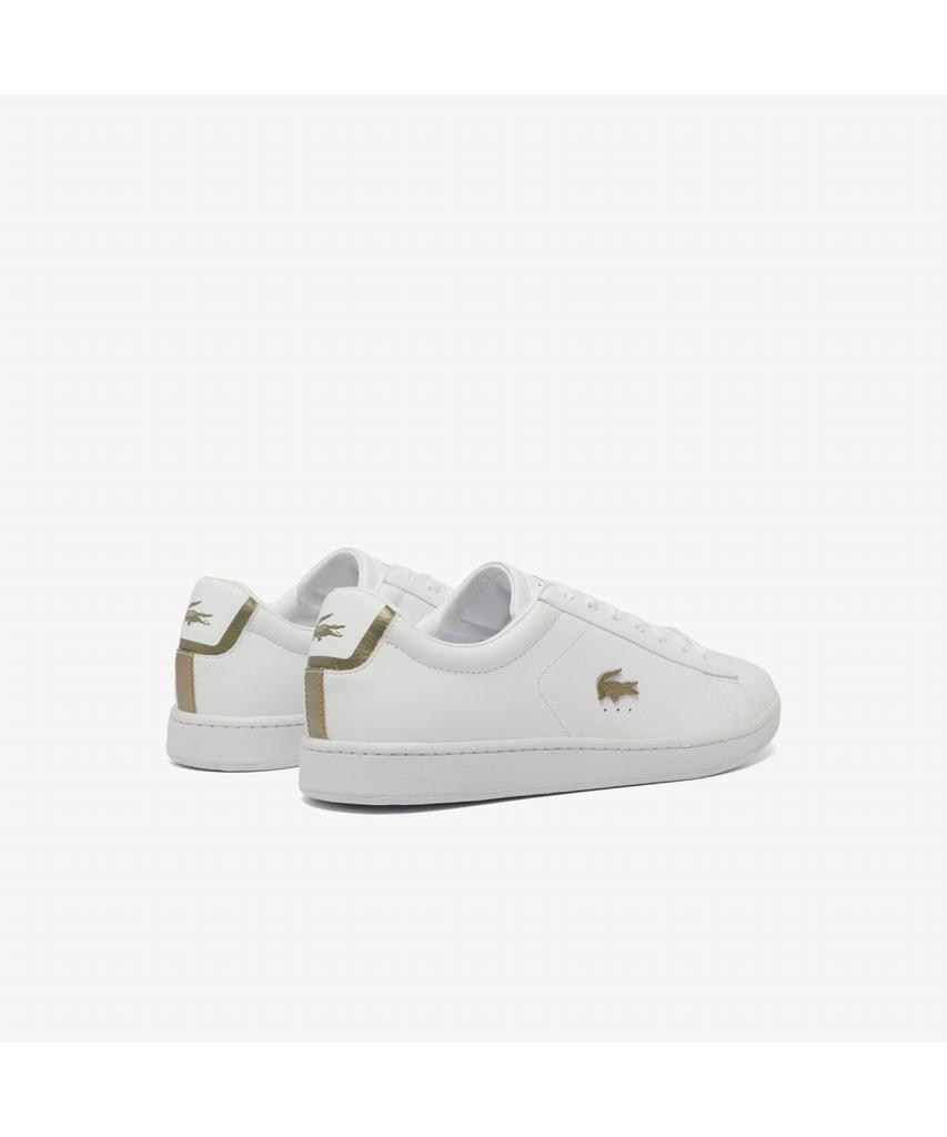 Мужские кроссовки Lacoste Carnaby Evo с платиновыми деталями из кожи Rz0006M54N 21G