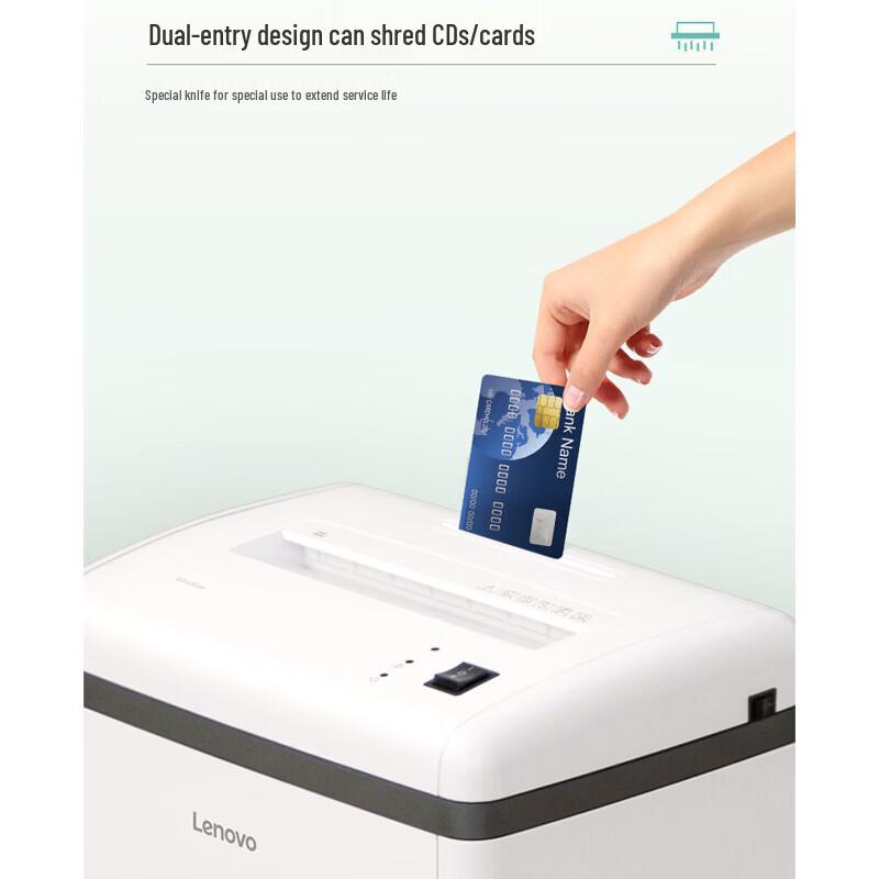 Lenovo LX-C8110 Level 5 Commercial Multifunction Shredder CN plug (adapter included)