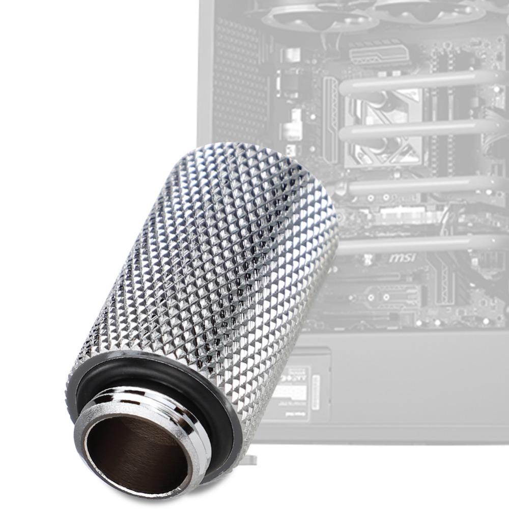 Black/Silver Male to Female Extender G1/4 Water Cooling System Accessories Gaming PC