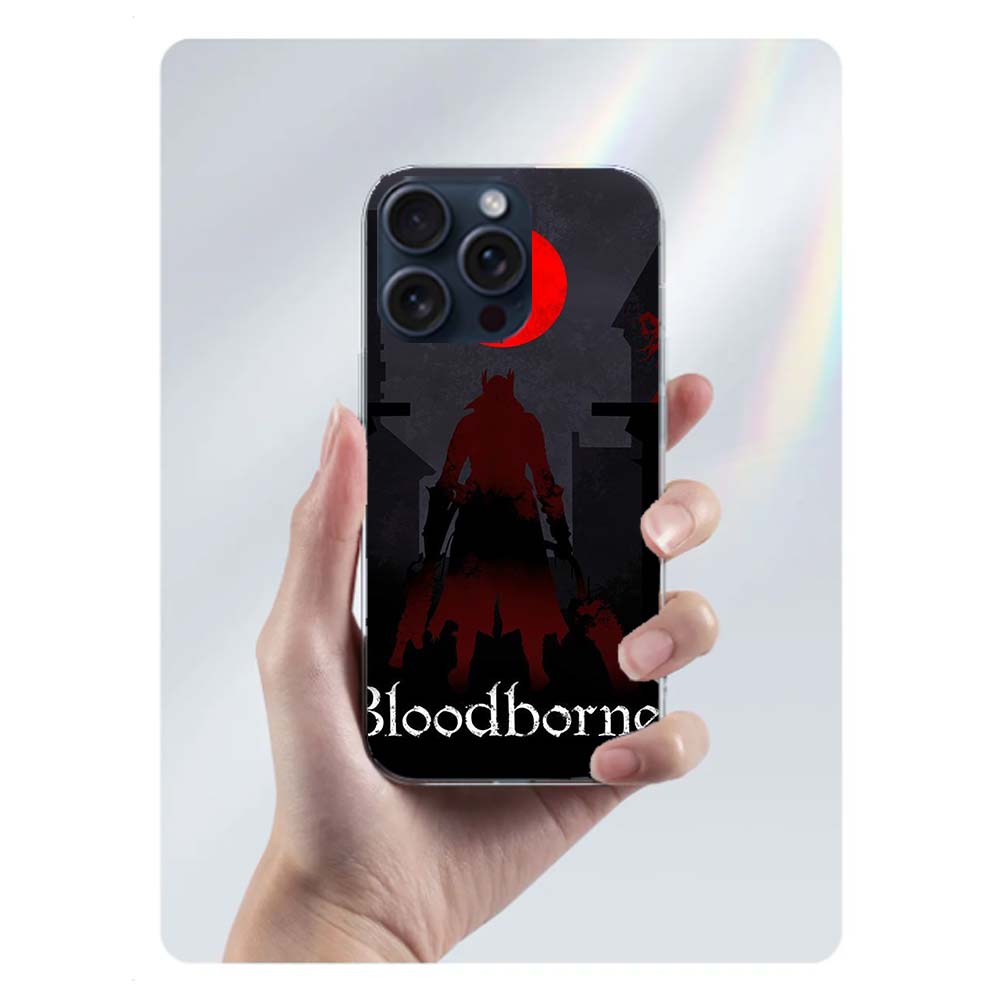 Game Bloodborne Capa Phone Case For Iphone 17 Air 16 Pro Max 15 12 Pro 14 Plus 17E 16E 11 13 Mini Cover Cases Fundas Cell Clear