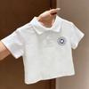 Summer Kids Cartoon Print Polo Shirt Boys Girls Fashion Casual Comfortable Short Sleeve T-Shirt
