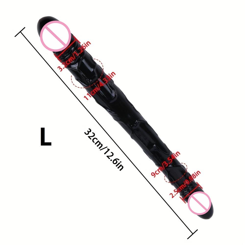 Soft Jelly Dildo Double Double Head Realistic Dildos Masturbation Toys Vaginal Anal Plug Orgasm Adult Sex Toys for Woman Men Gay
