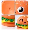Игрушка для дрессировки собак, встроенный эхолот, яркое выражение лица, гамбургская форма, подарки для вечеринки, пищащая собака