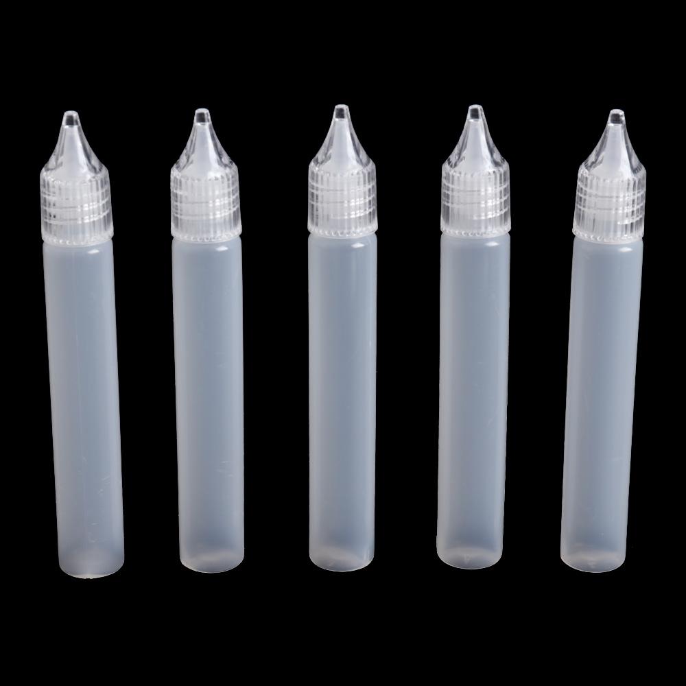 5PCS Plastic Craft Tool Scrapbooking Needle Squeeze Glue Applicator Paper Quilling Bottle