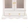 1/12 Dollhouse Display Cabinet Storage Stand Miniature Wooden Frame Furniture Model Smooth Polishing