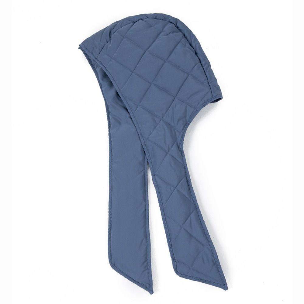 Lightweight Beanies Hats Quilted Windproof Scarf Hat Fashion Pullover Cold Hats