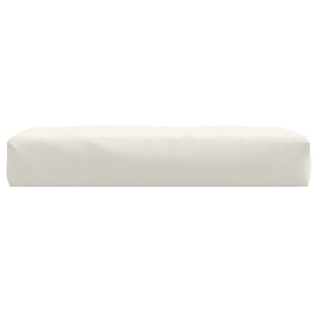 Pallet Cushion Melange Cream 60 x 60 x 9.5 cm Fabric