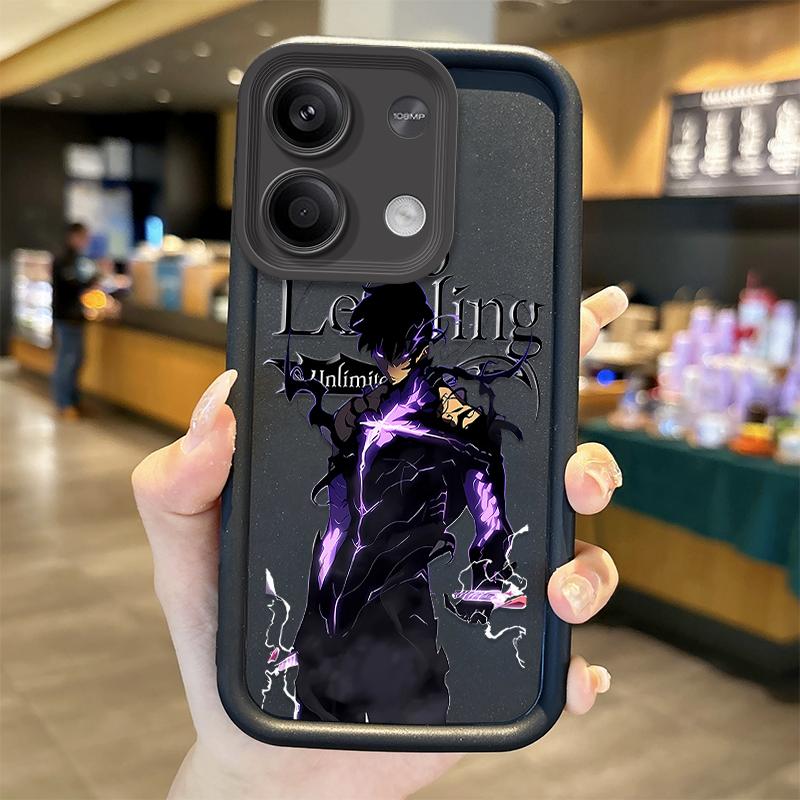 Аниме S-Solo Levelings Чехол из ТПУ для телефона Redmi Note 13 12 Pro Plus 5G Note 13 12 11 10 9 Pro 12C 10C 9C A2 A1 Ударопрочный чехол