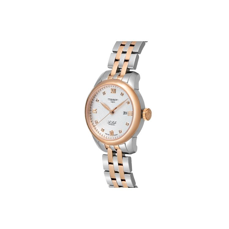 Tissot Часы Le Locle с автоматическим механическим механизмом, водозащитой 30 м, серебристым циферблатом 29 мм, браслетом из нержавеющей стали, женские часы T006.207.22.036.00