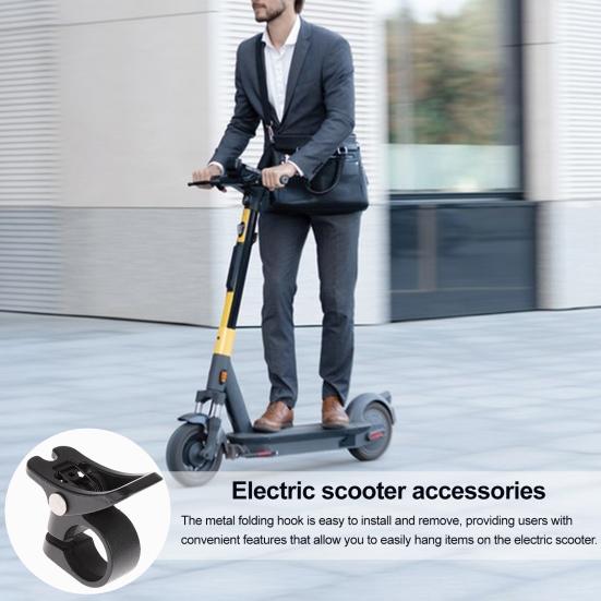 Складной крюк для электросамоката, прочный алюминиевый сплав, крюк для подвешивания, 8,5-дюймовые аксессуары для электросамоката