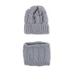 Winter Hat Winter Knitted Hat Warmer Scarf Set Wear Resistant For Women Men