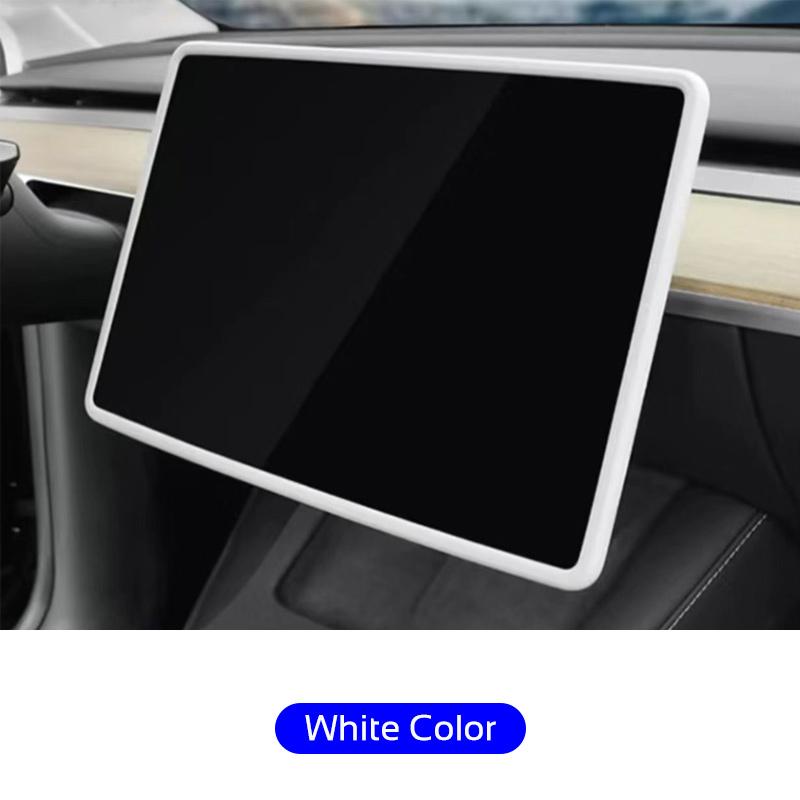 Soft Silicone Display Edge Protector for Tesla Model 3 Y 2025-2026 Highland Juniper AccessoriesFashion Decoration Anti collision