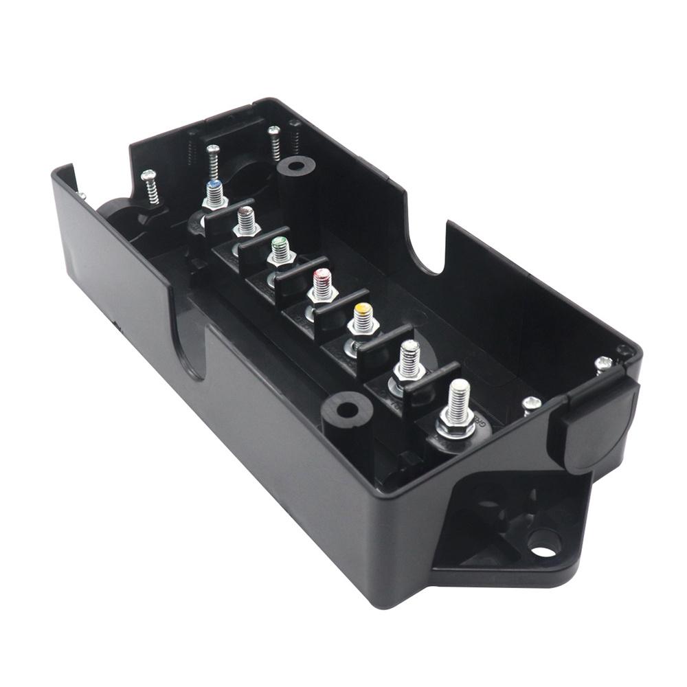 7 Way Electrical Trailer Wire Junction Box for RV Camper Connectors
