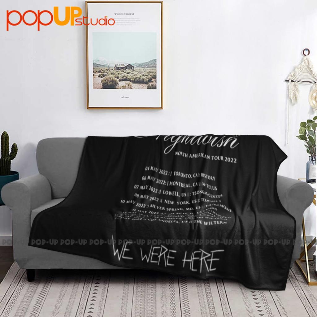 Nightwish Cd Lgo Est 1996 Tour Wishmaster Oceanborn Angels Ultra-Soft Blanket Quilt Winter Sofa Cover Bed Covers